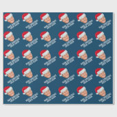 Trump met Santa Hat - Maak kerst nog een keer gewe Cadeaupapier (Vlak)