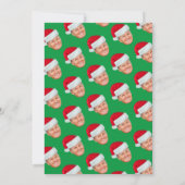 Trump met Santa Hat - Maak kerst nog een keer gewe Kaart (Achterkant)