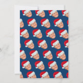 Trump met Santa Hat - Maak kerst nog een keer gewe Kaart (Achterkant)