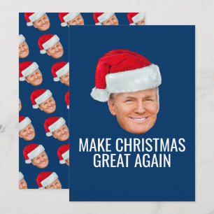 Trump met Santa Hat - Maak kerst nog een keer gewe Kaart