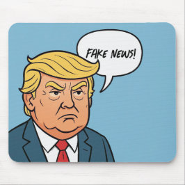 Trump met zijn speech bubble muismat