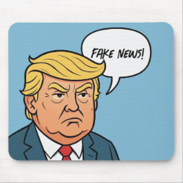 Trump met zijn speech bubble muismat