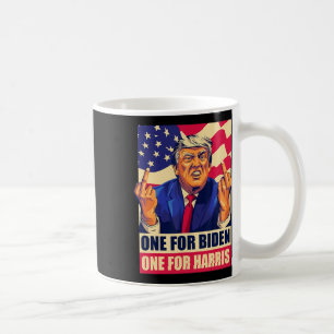 Trump-middelvinger Biden Harris America Republica Koffiemok