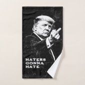 Trump Middenvinger 2026 Meme Grappig Bad Handdoek (Handdoek)