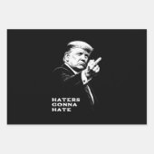 Trump Middenvinger 2026 Meme Grappig Inpakpapier Vel (Voorkant)