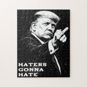 Trump Middenvinger 2026 Meme Grappig Legpuzzel
