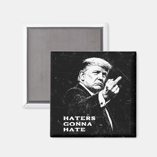 Trump Middenvinger 2026 Meme Grappig Magneet