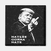 Trump Middenvinger 2026 Meme Grappig Magneet (Voorkant)