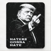 Trump Middenvinger 2026 Meme Grappig Muismat (Voorkant)