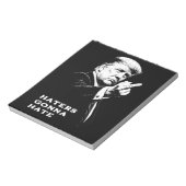 Trump Middenvinger 2026 Meme Grappig Notitieblok (Linkerzijde)