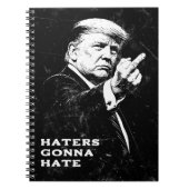 Trump Middenvinger 2026 Meme Grappig Notitieboek (Voorkant)