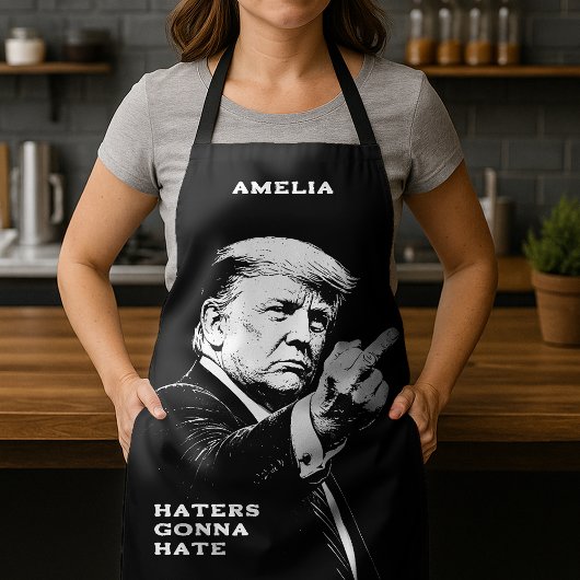 Trump Middenvinger 2026 Meme Grappig Schort