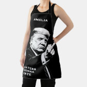 Trump Middenvinger 2026 Meme Grappig Schort (Insitu)