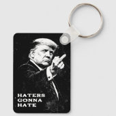 Trump Middenvinger 2026 Meme Grappig Sleutelhanger (Achterkant)