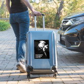 Trump Middenvinger 2026 Meme Grappig Sticker (Koffer Insitu)