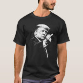 Trump Middenvinger 2026 Meme Grappig T-shirt (Voorkant)