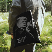 Trump Middenvinger 2026 Meme Grappig Tote Bag