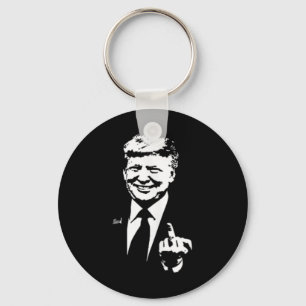 Trump Middenvinger Grappige Trump 2025 Zak Sleutelhanger