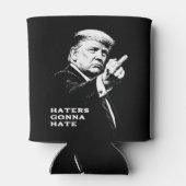 Trump Middle Finger 2026 Meme Funny Blikjeskoeler (Achterkant)