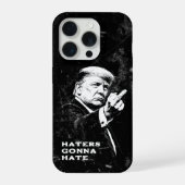 Trump Middle Finger 2026 Meme Funny iPhone Hoesje (Achterkant)