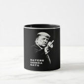 Trump Middle Finger 2026 Meme Funny Mok (Midden)