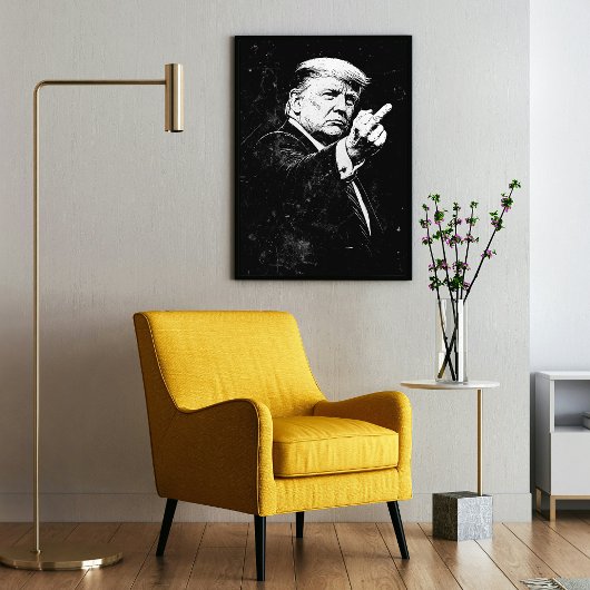 Trump Middle Finger 2026 Meme Funny Poster