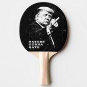Trump Middle Finger 2026 Meme Funny Tafeltennisbatje (Achterkant)