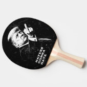 Trump Middle Finger 2026 Meme Funny Tafeltennisbatje (Zijkant)