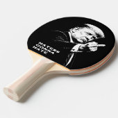 Trump Middle Finger 2026 Meme Funny Tafeltennisbatje (Voorkant Gekanteld)
