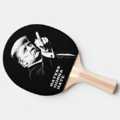 Trump Middle Finger 2026 Meme Funny Tafeltennisbatje (Zijkant)