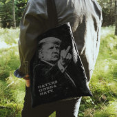 Trump Middle Finger 2026 Meme Funny Tote Bag