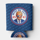 Trump mis me nog Pro Trump 2024 anti Biden Blikjeskoeler (Achterkant)