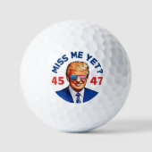Trump miss me yet, anti Biden Trump 2024 Golfballen (Voorkant)