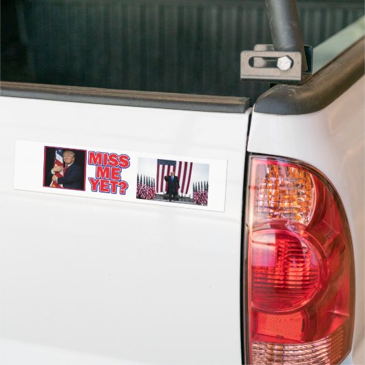 Trump Miss Ye Bumpersticker (Op Truck)