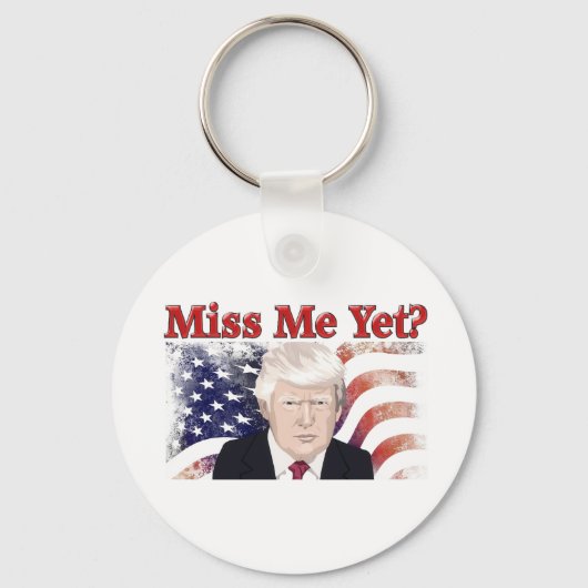 Trump mist me vlag sleutelhanger (Voorkant)