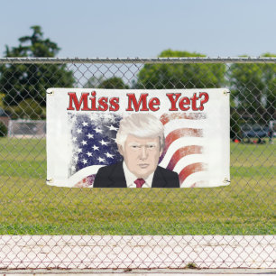 Trump mist me vlag spandoek