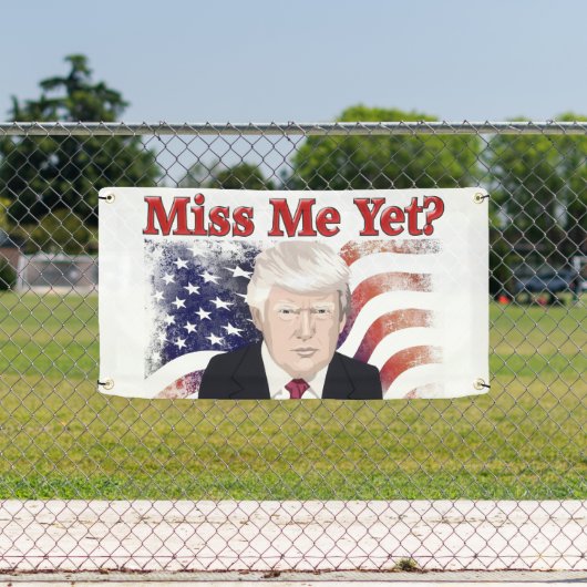 Trump mist me vlag spandoek (Insitu)