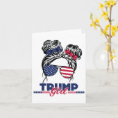 Trump Moeder Inauguratie Dag 2025 Rommelige Knot A Kaart (Gele Bloem)