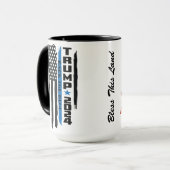 Trump-Mok: Back the Blue Mok (Voorkant links)