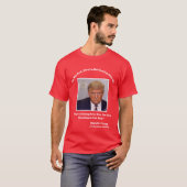 Trump Mok - in de weg (rood) T-shirt (Voorkant volledig)