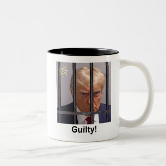 Trump Mok "Schuldig!" mugshot