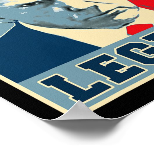 Trump Mok Shot 2024 President Legend Never Surrend Poster (Hoek)