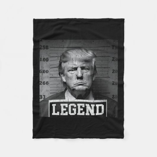 Trump Mok Shot Fleece Deken (Voorkant)