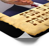 Trump Mok Shot gezocht voor de VS President 2024 3 Poster (Hoek)