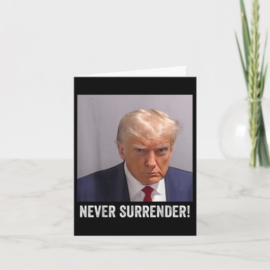 Trump Mok Shot Kaart (Voorkant)