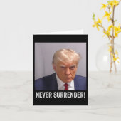 Trump Mok Shot Kaart (Gele Bloem)