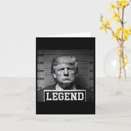 Trump Mok Shot Kaart (Gele Bloem)