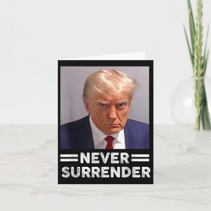Trump Mok Shot Never Surrender Trump Stemming 2024 Kaart