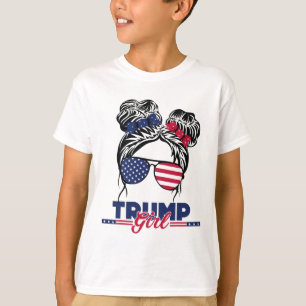 Trump Mom Inauguratiedag 2025 Messy Bun Amerikaans T-shirt