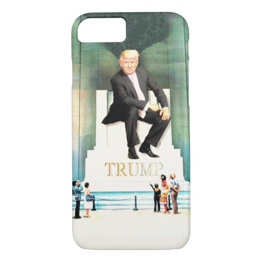 Trump: Monument voor zichzelf Case-Mate iPhone Case (Achterkant)
